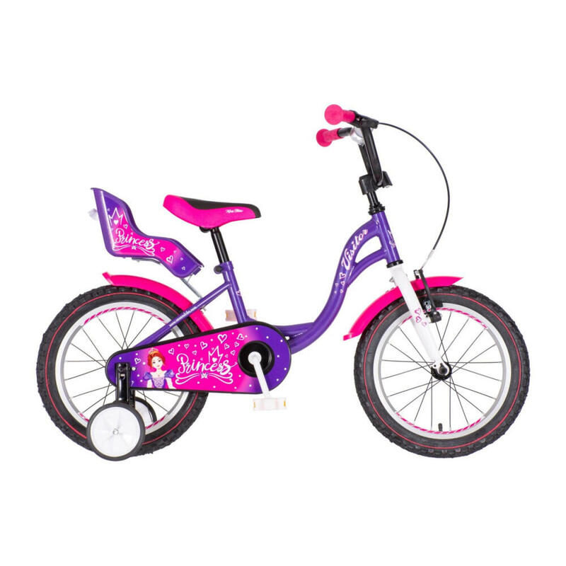 Explorer Princess 16 királylányos gyerek kerékpár lila