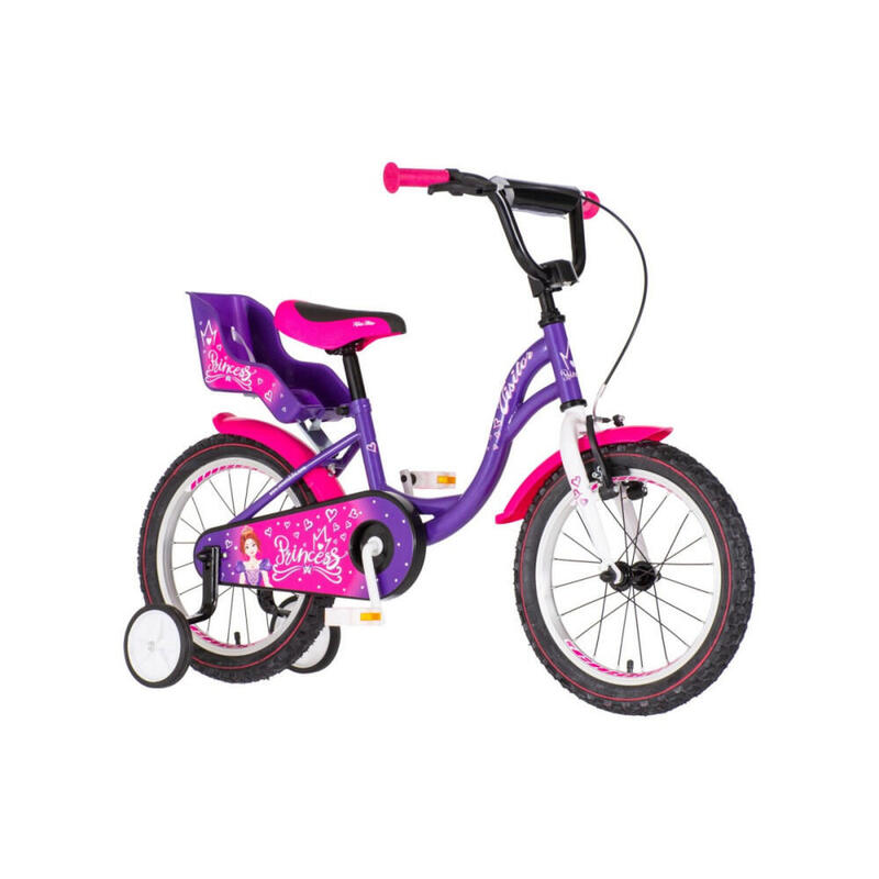 Explorer Princess 16 királylányos gyerek kerékpár lila