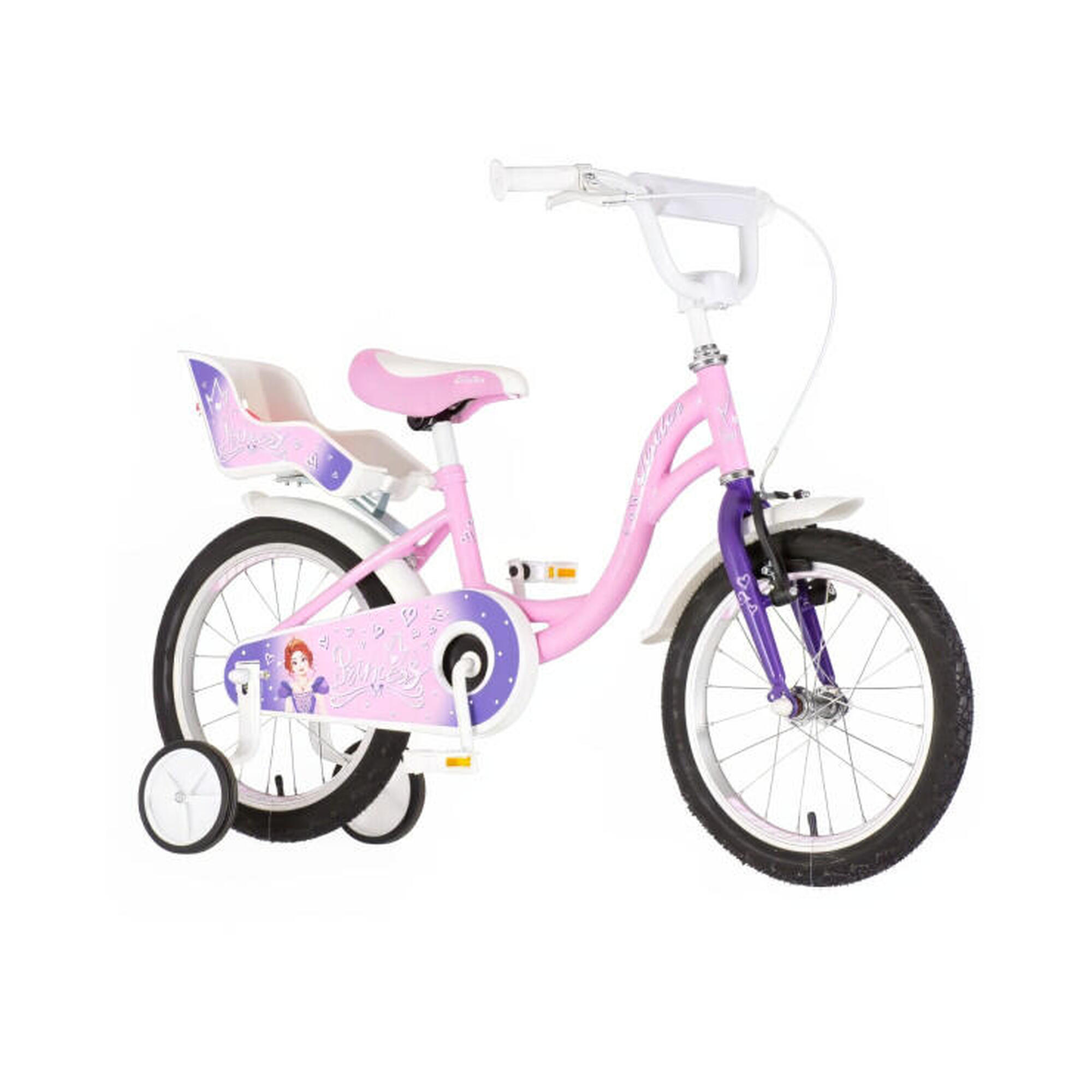 Explorer Princess 16 királylányos gyerek kerékpár rózsaszín