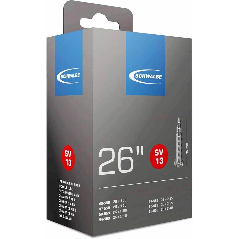 Schwalbe - Pneu Vélo - Schwalbe - Dv13 - 26 Pouces X 1,50 - 2,50 - Valve Hollandaise - 40 - Chambre À Air - Valve Velo - Decathlon