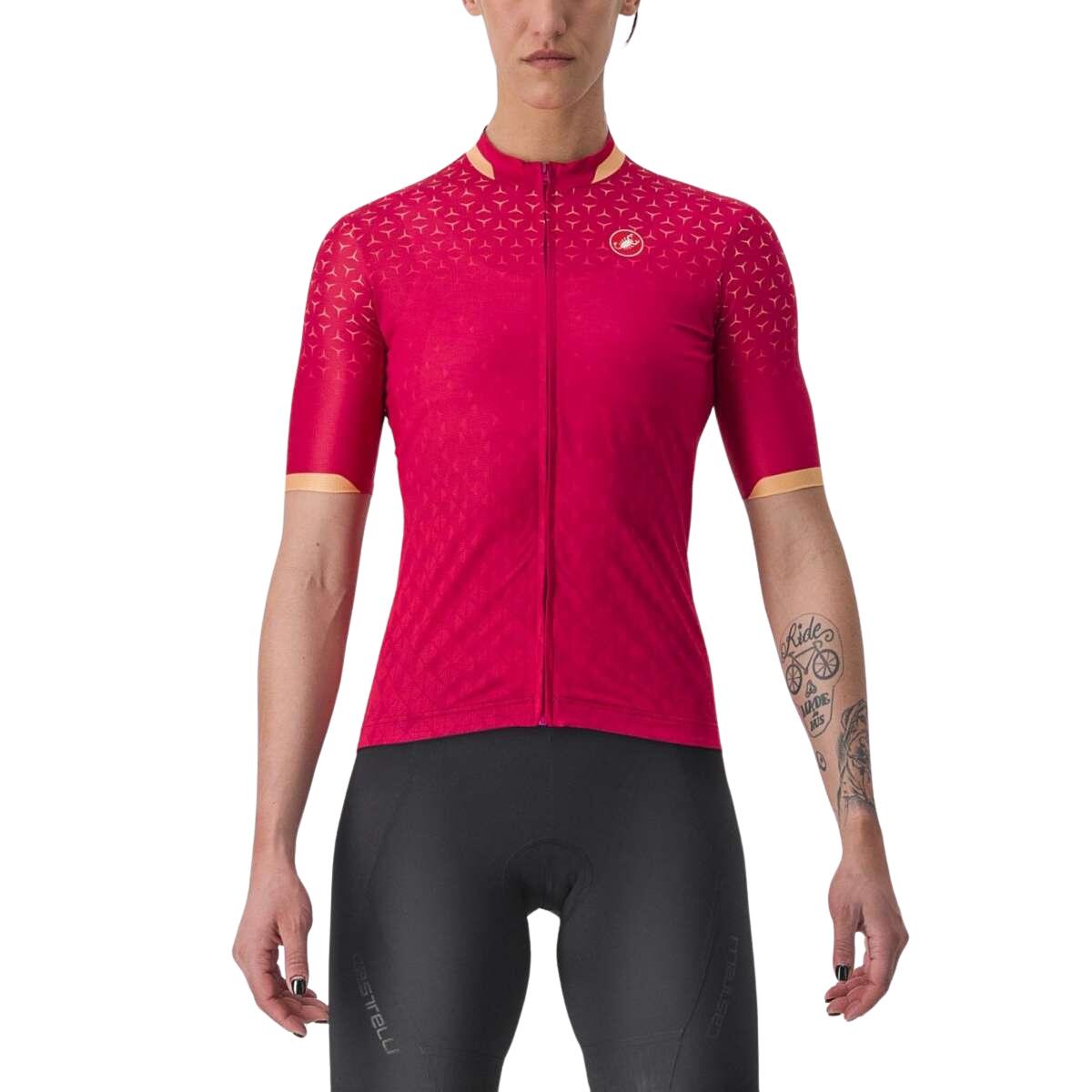 Castelli Pezzi Womens Jersey Persian Red