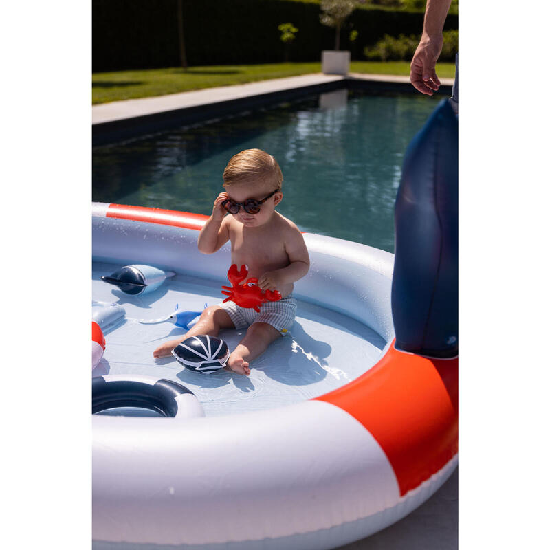 Swim Essentials Play Pool - Multicolor - Ocean Stripes
