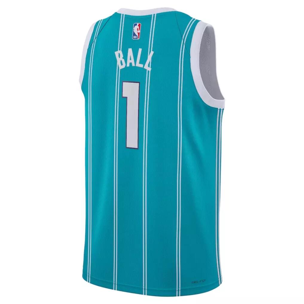 Charlotte Hornets NBA Jersey Men's Jordan Icon Top - LaMelo Ball 1 ...