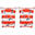 Swim Essentials Arm Bands - Red/white - Ocean Stripes