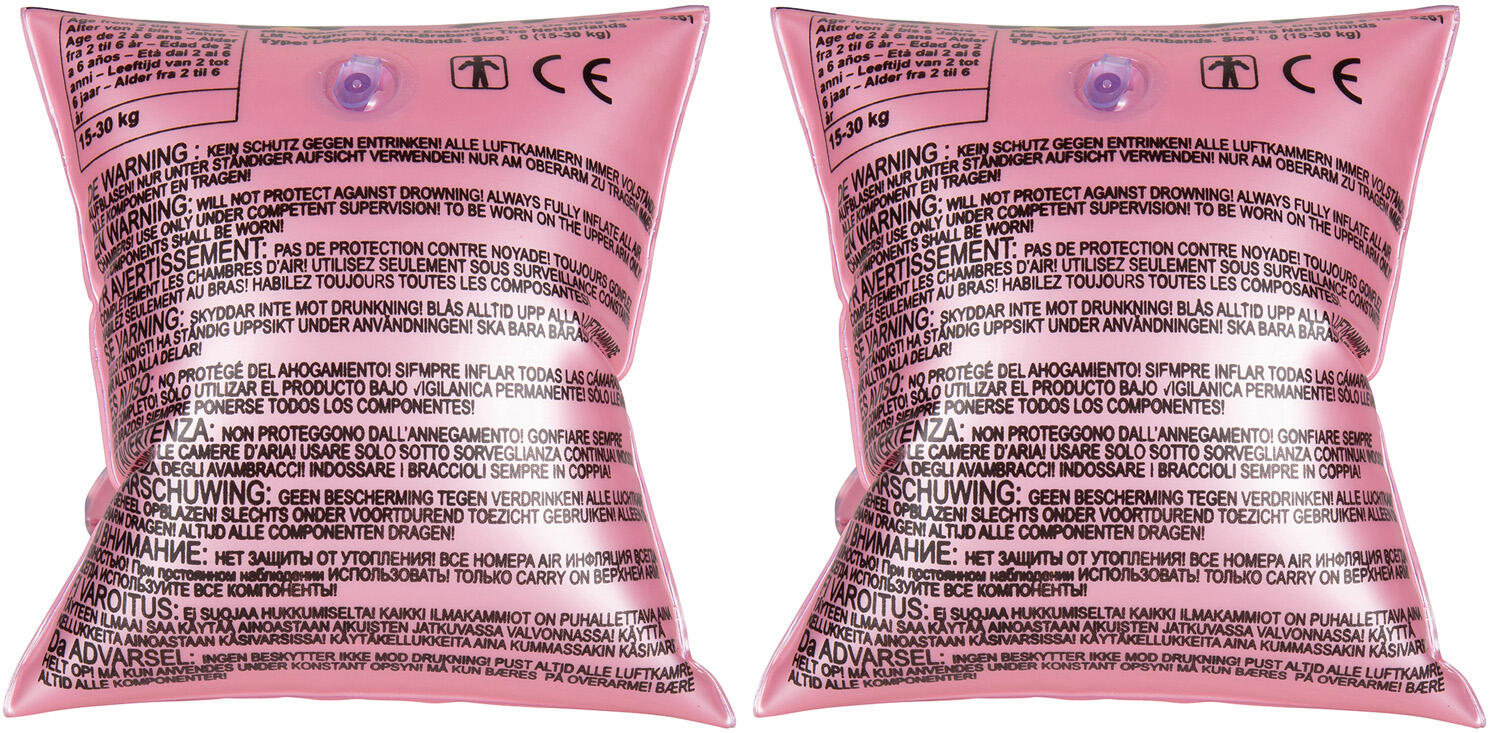 Zwembandjes panterprint roségoud 0 2 jaar 5/7