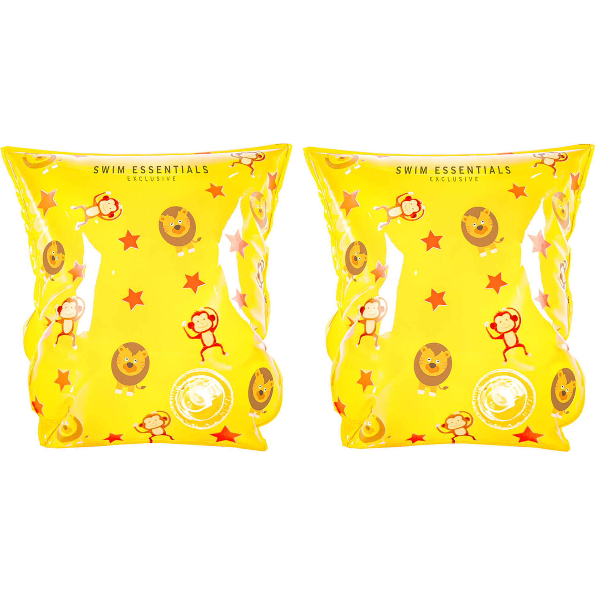 Swimming Armbands 2-6 Years Yellow Circus