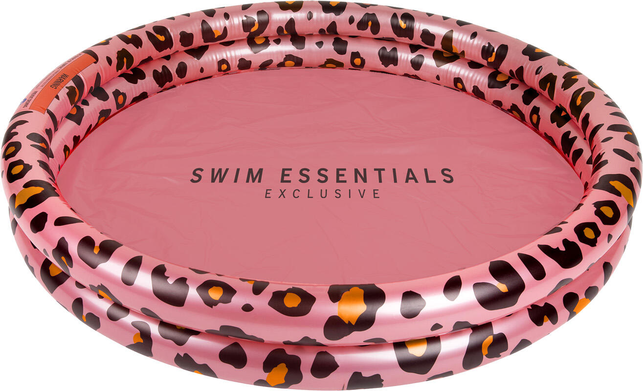 SWIM ESSENTIALS Baby zwembad panterprint roségoud 100x15 cm