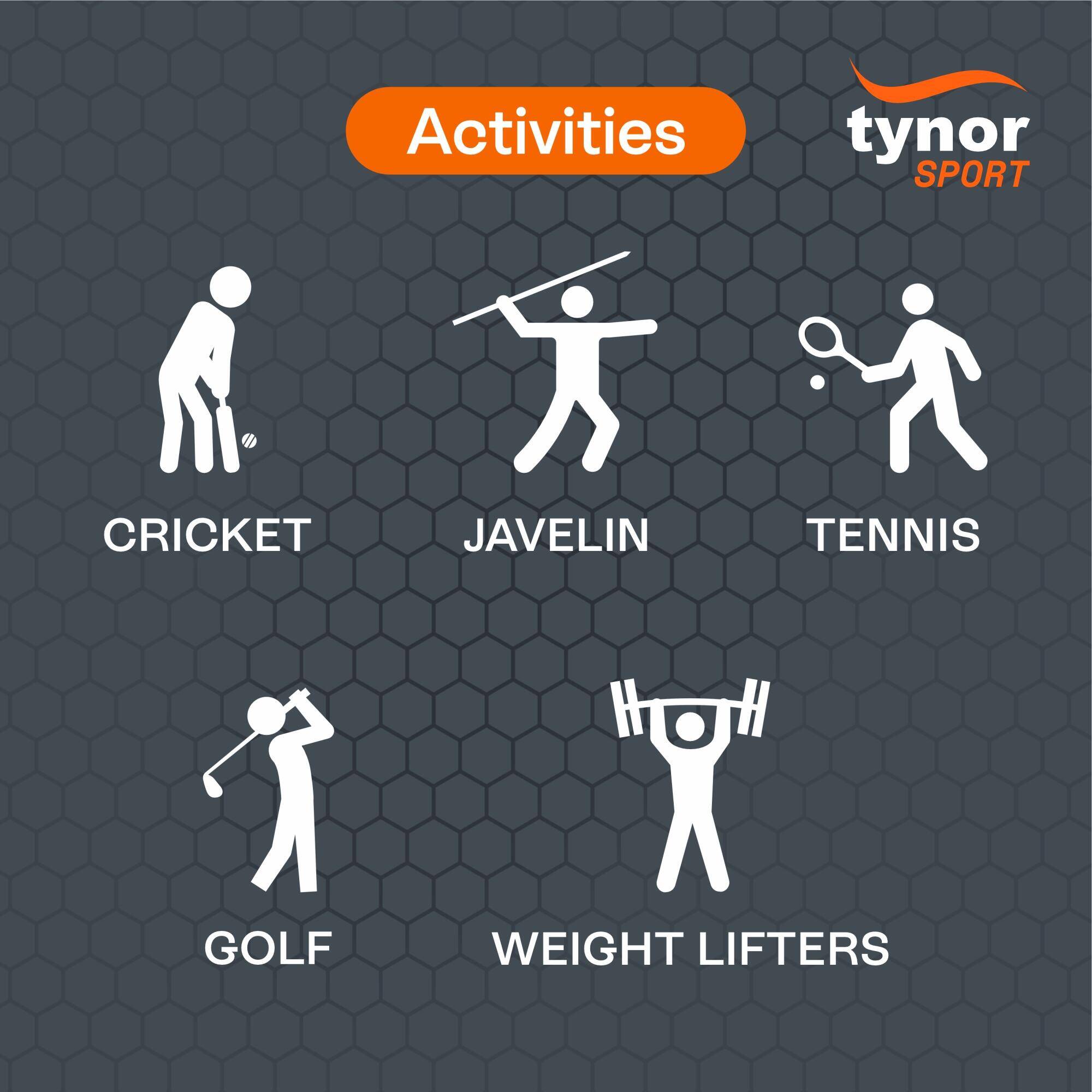 Tynor Elbow Support Air Pro is a designer elbow support which provides compression and support around the elbow joint during sports like golf, javelin and racquet games etc. -  3
