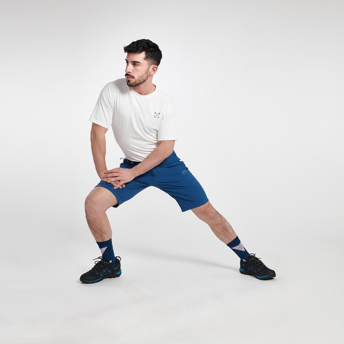 Pantalones cortos Trail Mujer ALTUS TAUPO I30 BLUE  elástico 5/5