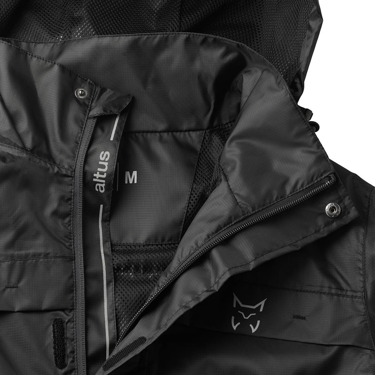 Chubasquero Senderismo en la naturaleza Mujer ALTUS RODAS W  BLACK 4/6