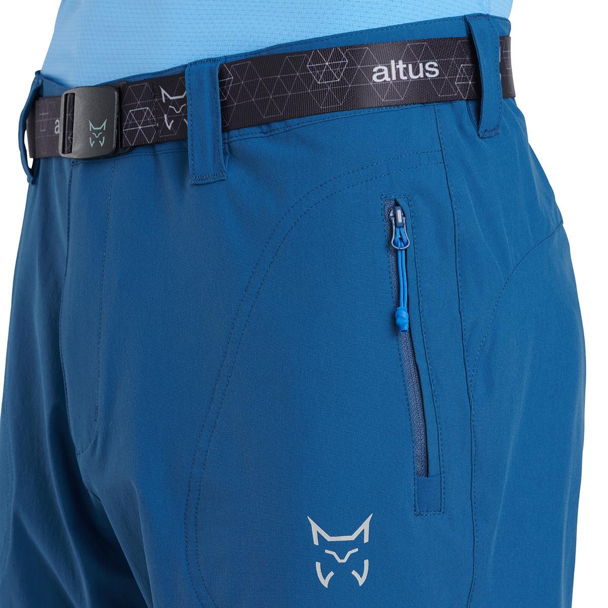 Pantalones cortos Trail Mujer ALTUS TAUPO I30 BLUE  elástico 3/5