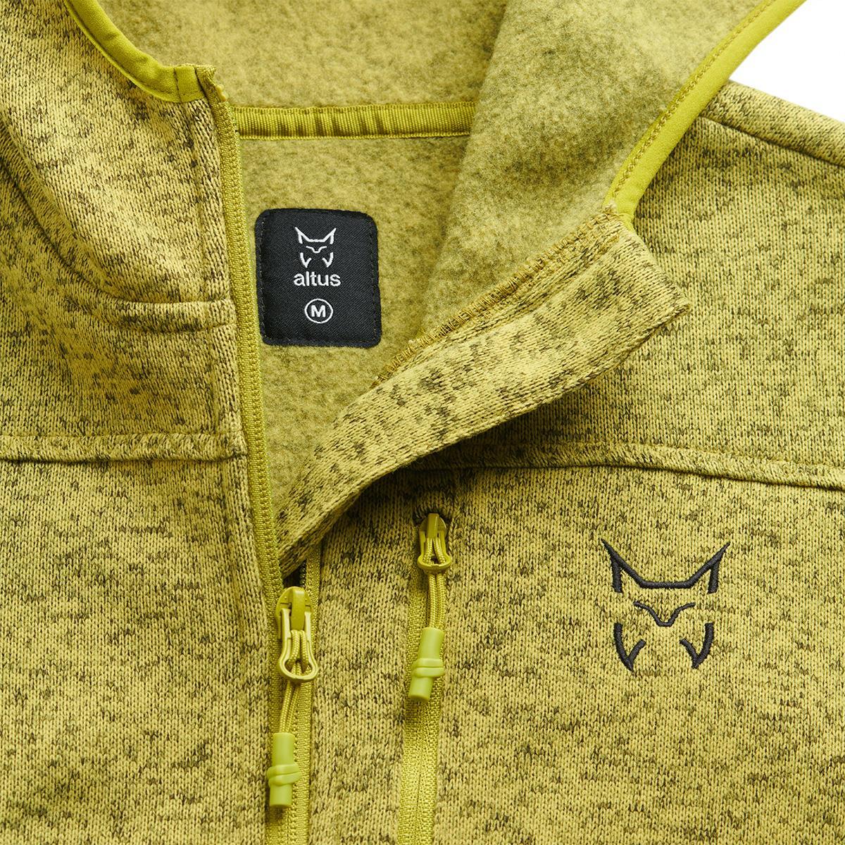 Chaqueta Trekking de montaña Hombre ALTUS SENECA I30 LIGHT YELLOW 3/4