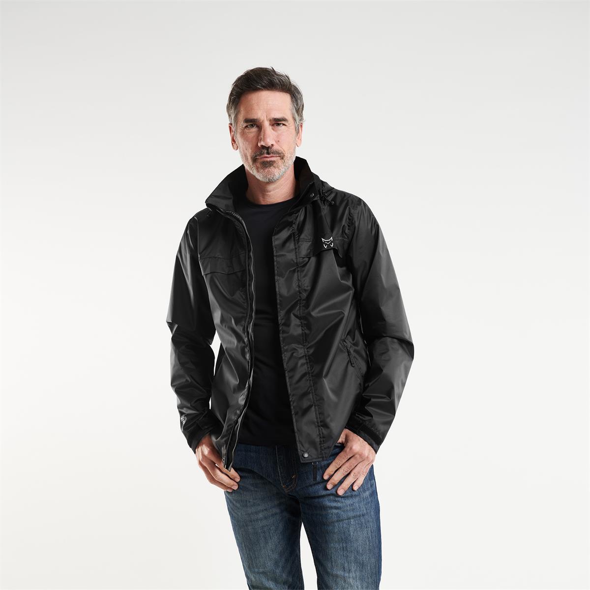 Chubasquero Senderismo en la naturaleza Hombre ALTUS RODAS BLACK 5/6