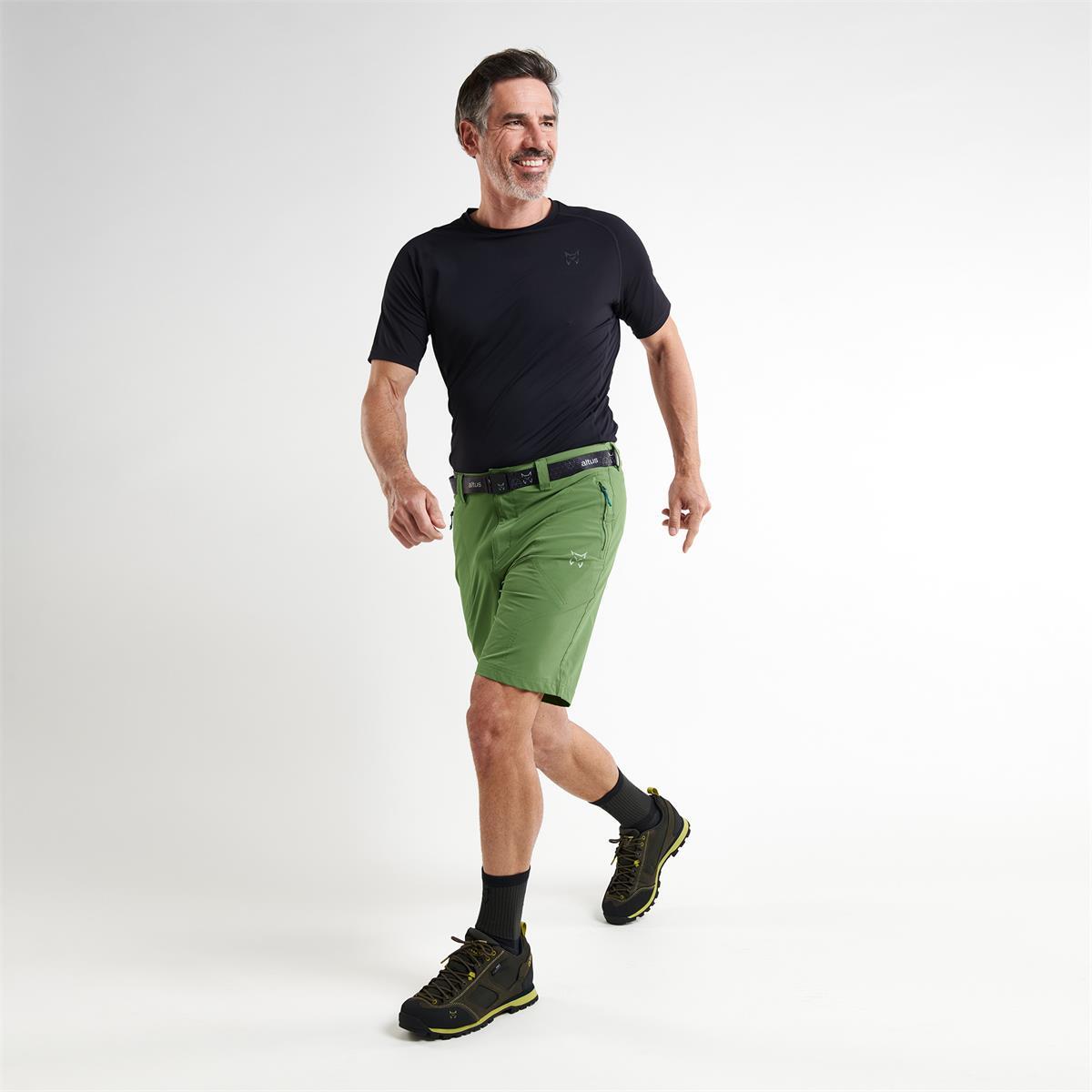 Pantalones cortos Trail Hombre ALTUS TAUPO I30 GREEN  elástico 5/6
