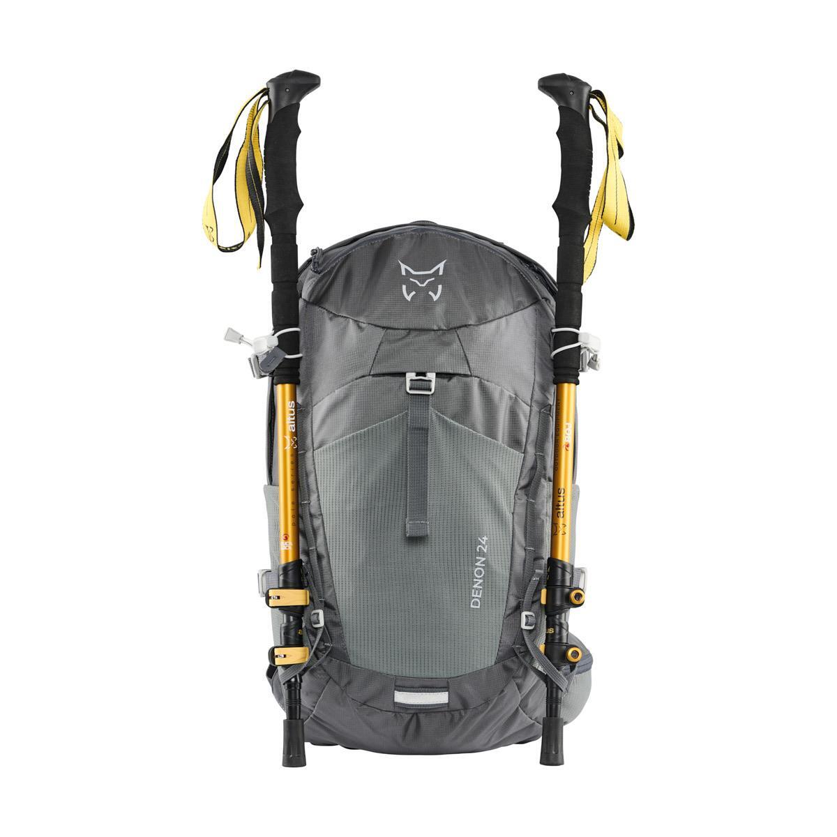 Mochila Senderismo en montaña Adulto DENON 24 J30 GREY técnica 5/7