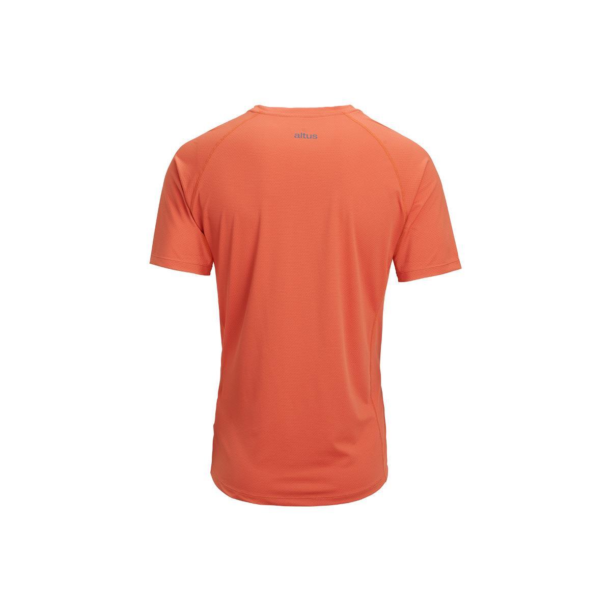 Camiseta manga corta Senderismo en la naturaleza Hombre ALTUS TISMA BROWN 2/4