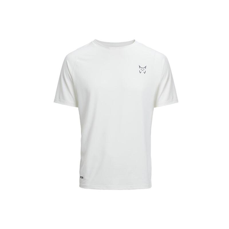 Camiseta manga corta Senderismo en la naturaleza Hombre ALTUS TISMA WHITE