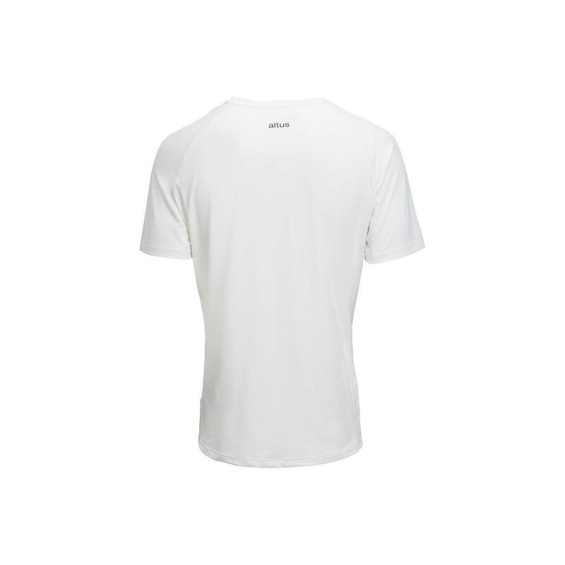 Camiseta manga corta Senderismo en la naturaleza Hombre ALTUS TISMA WHITE