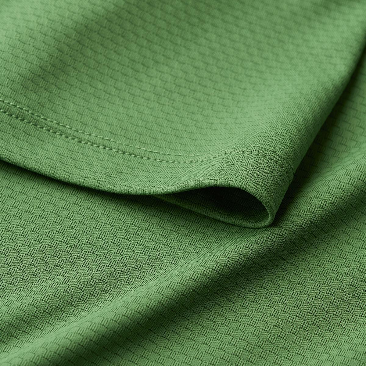 Camiseta de Manga Corta Senderismo de Montaña HOMBRE Altus TISMA VERDE 4/6