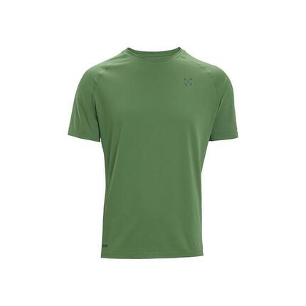 Camiseta manga corta Senderismo en la naturaleza Hombre ALTUS TISMA BROWN