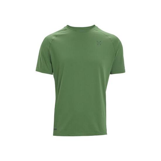 Camiseta manga corta Senderismo en la naturaleza Hombre ALTUS TISMA BROWN