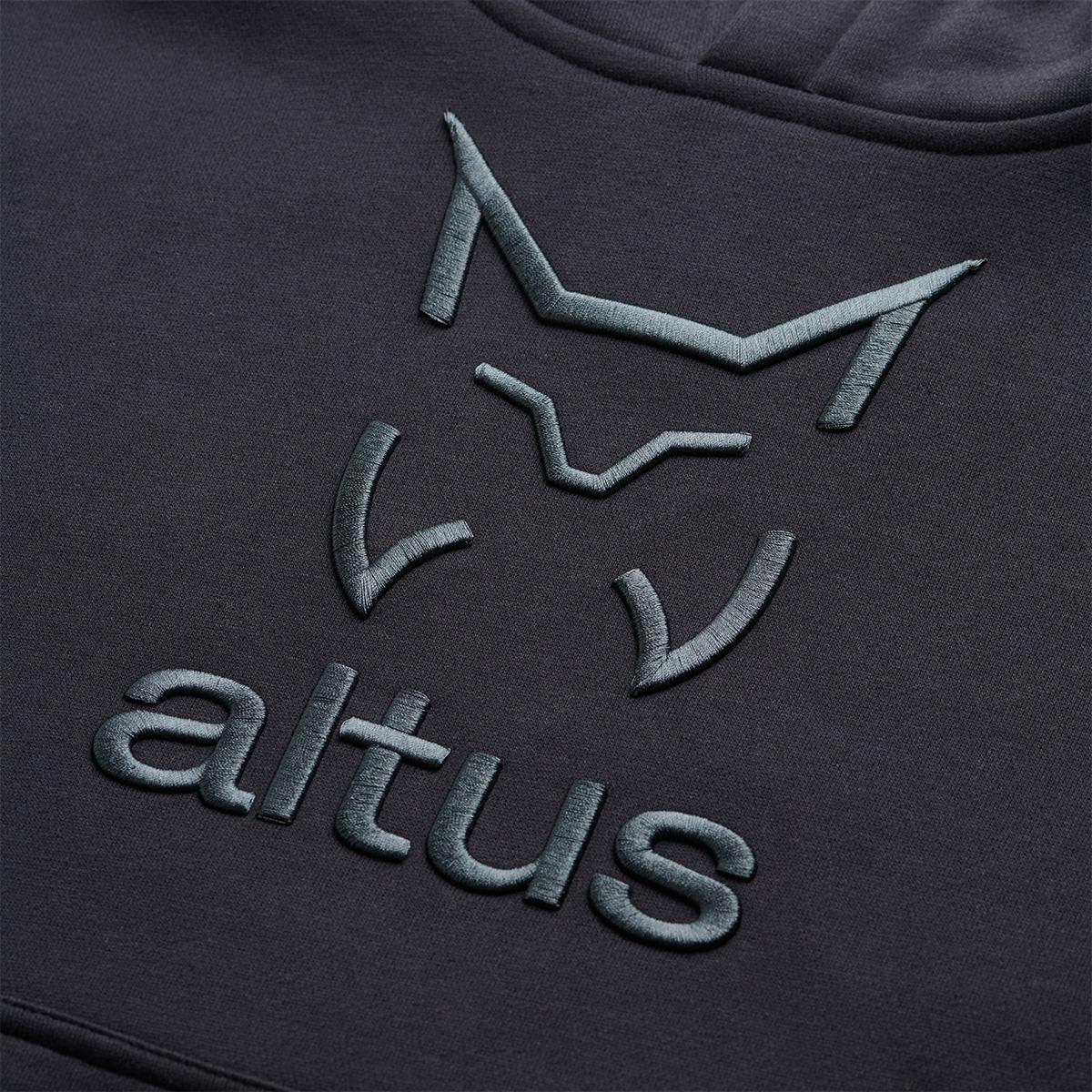 Sudadera Senderismo en la naturaleza Mujer ALTUS KARNAC W BLACK 3/4