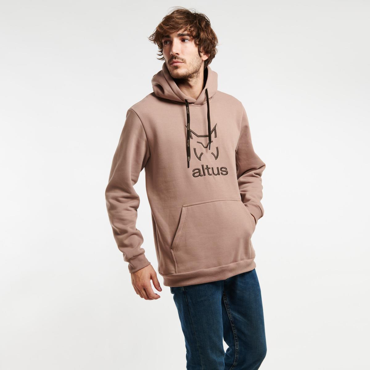 Sudadera Senderismo en la naturaleza Hombre ALTUS KARNAC Cinnamon 5/5