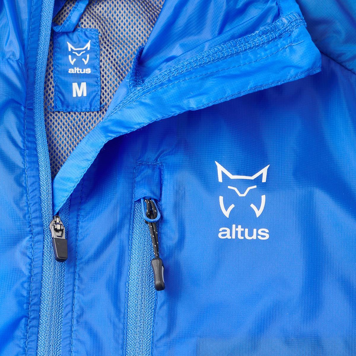 Chaqueta Senderismo en la naturaleza Hombre ALTUS  RORAIMA BLUE cortavientos 3/5