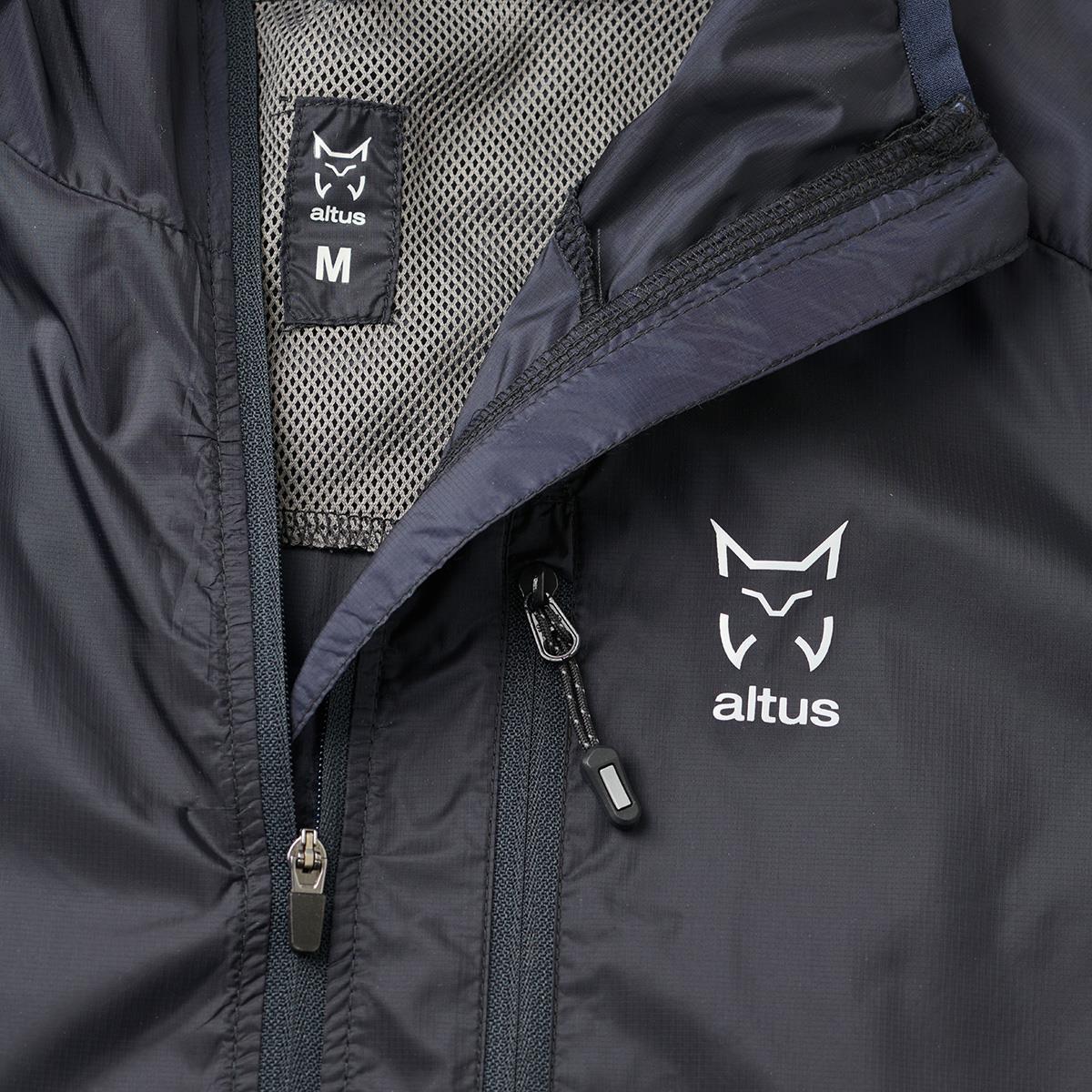 Chaqueta Senderismo en la naturaleza Mujer ALTUS  RORAIMA BLACK  cortavientos 3/4