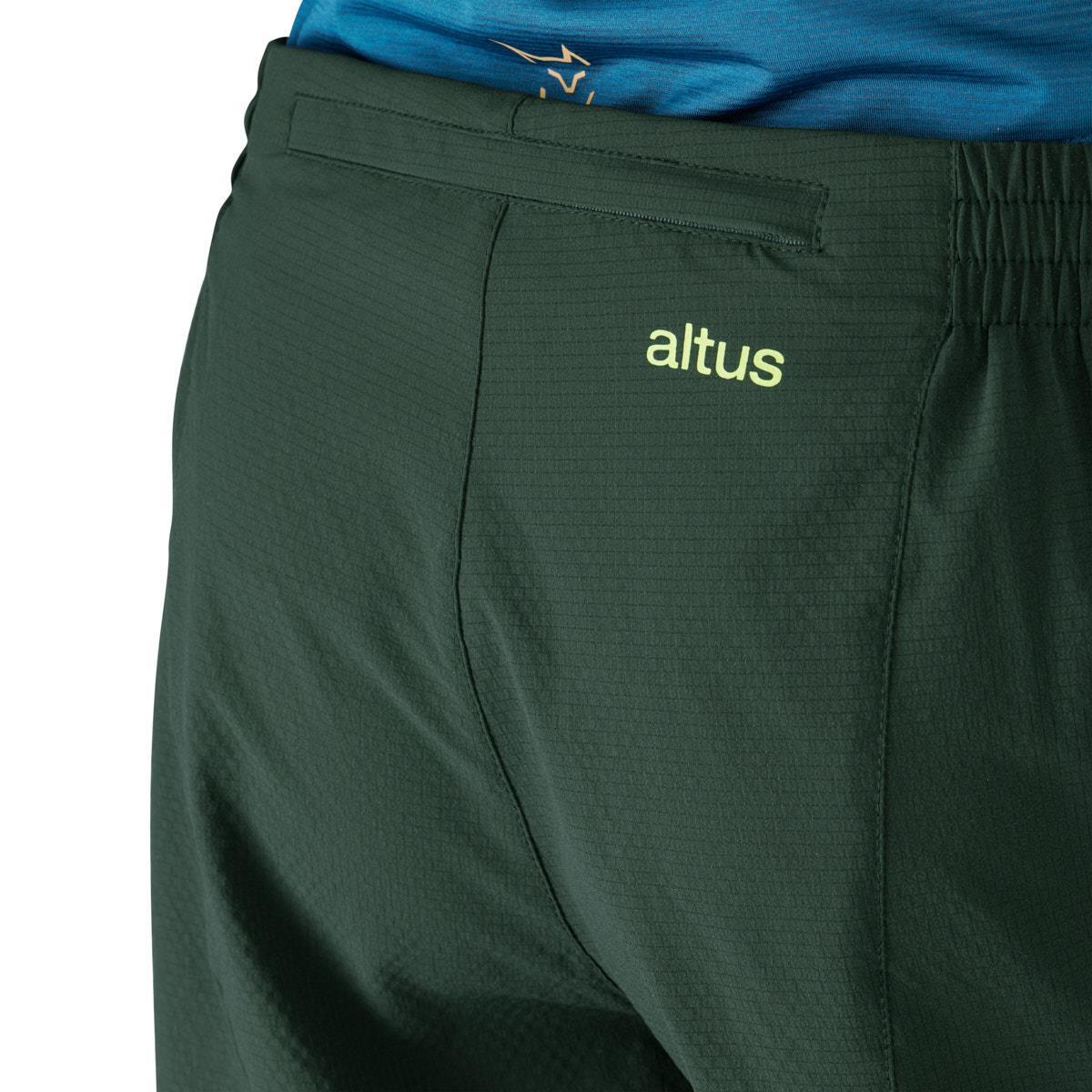 running short tight mountain trekking  MEN'S GREEN REINDER 3/4