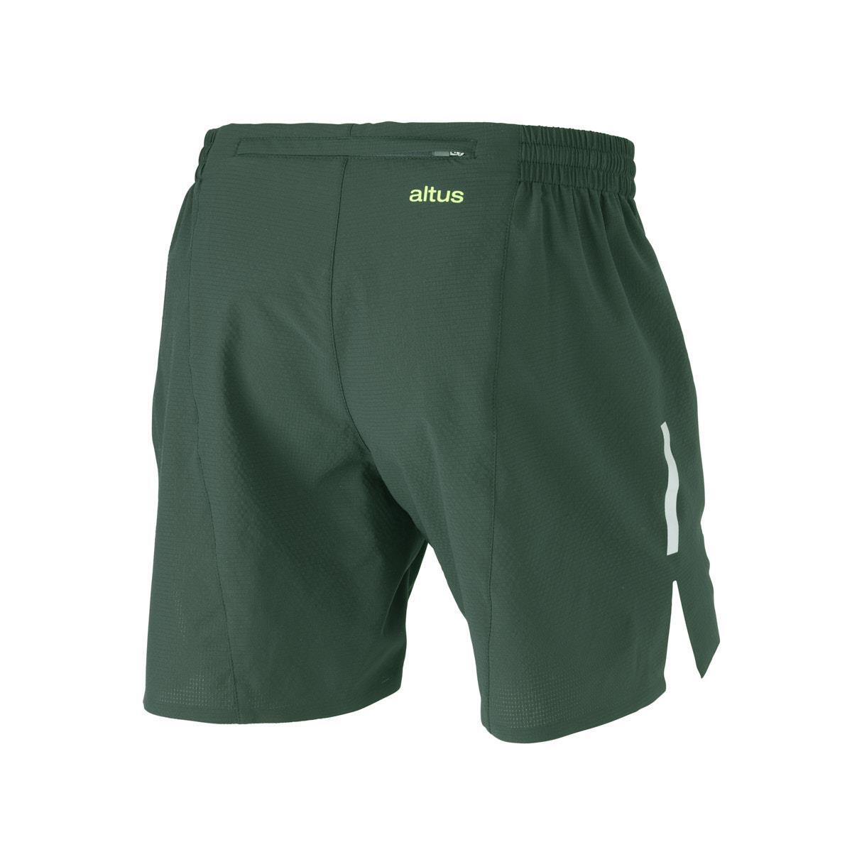 running short tight mountain trekking  MEN'S GREEN REINDER 2/4