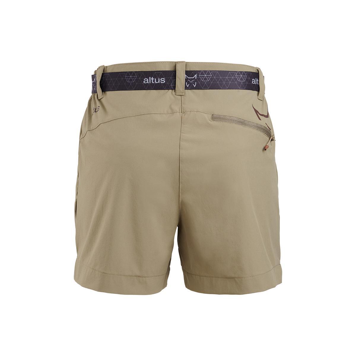 Pantalones cortos Senderismo en la naturaleza Mujer ALTUS KAURI BEIGE 2/5