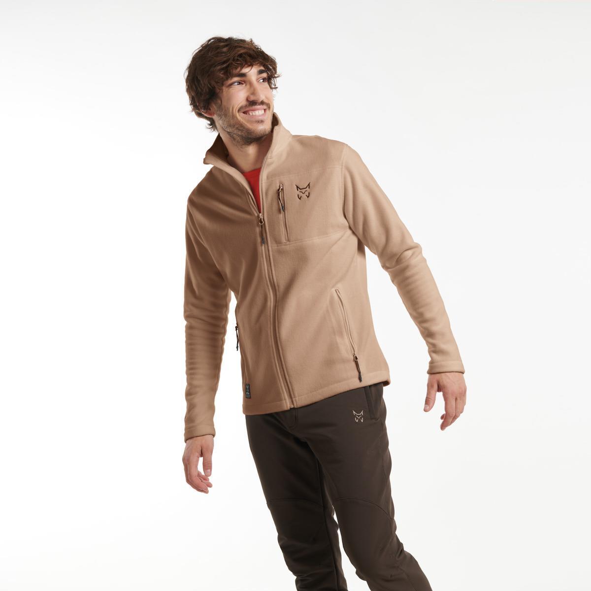 Forro polar Senderismo en la naturaleza HOMBRE ALTUS LOMBARDIA BEIGE 5/5
