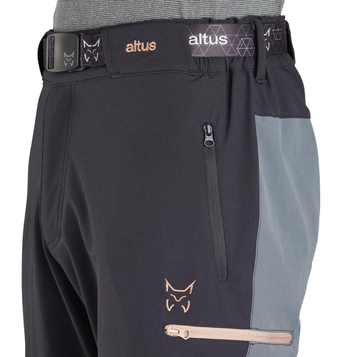 Pantalón Senderismo en la naturaleza Hombre ALTUS KRYPTON H30 BLACK 4/5