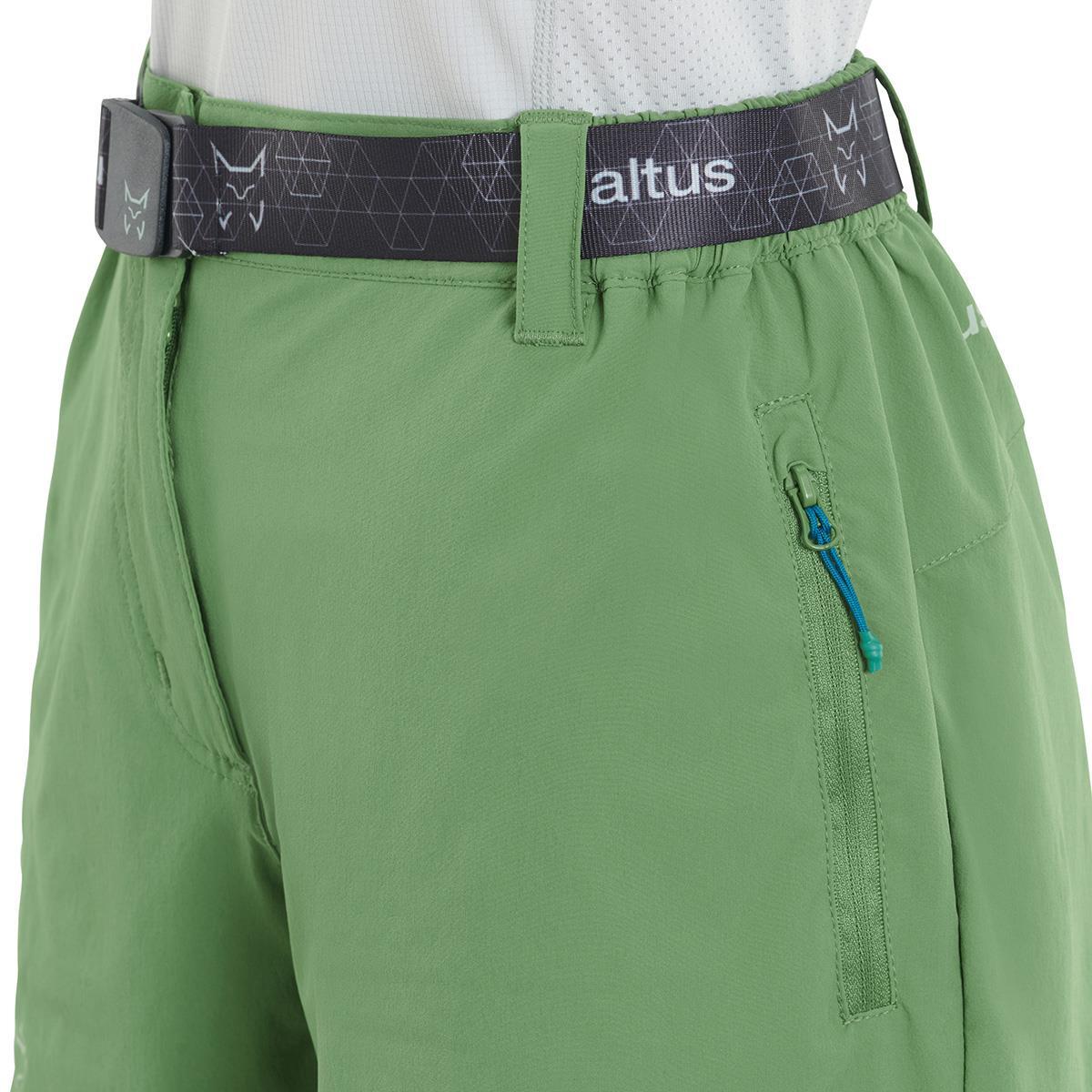 Pantalones cortos Senderismo en la naturaleza Mujer ALTUS KAURI GREEN 3/6