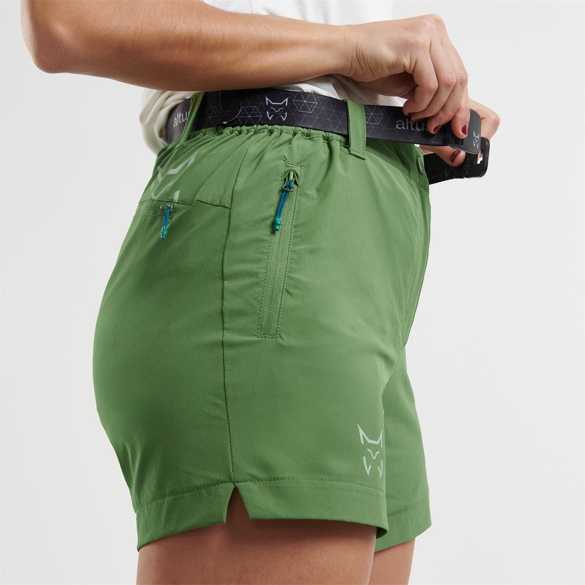 Pantalones cortos Senderismo en la naturaleza Mujer ALTUS KAURI GREEN 6/6