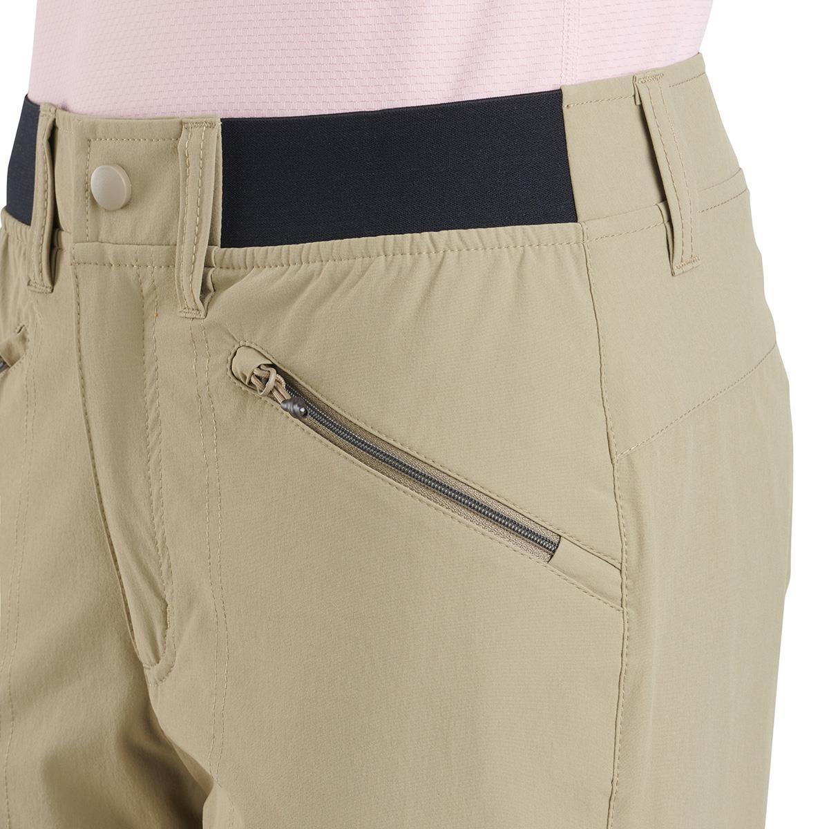 Pantalón Senderismo en la naturaleza Mujer ALTUS JAZZI W I30 BEIGE 3/4