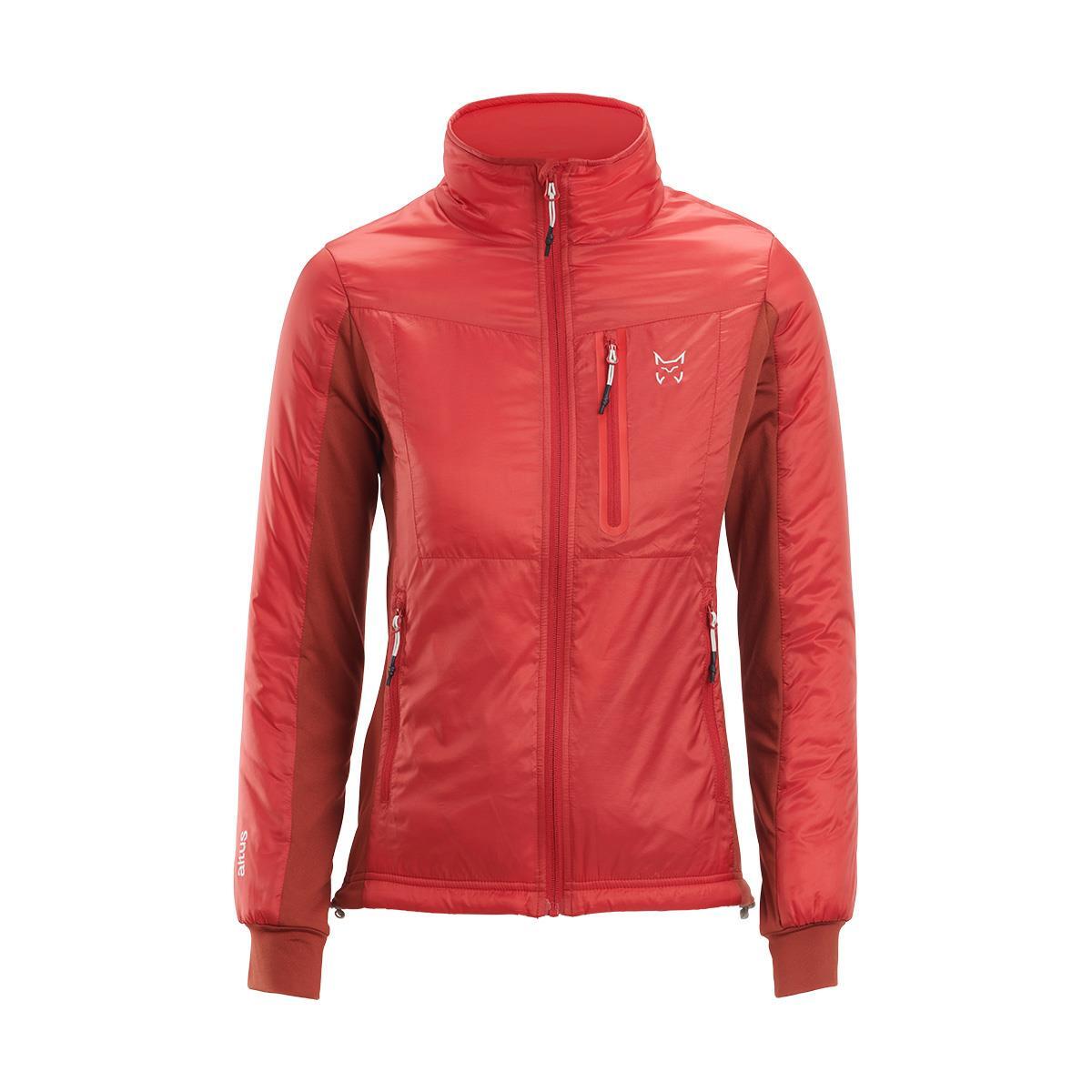 Chaqueta manga larga Senderismo en la naturaleza Mujer ALTUS GREDOS W RED 1/4