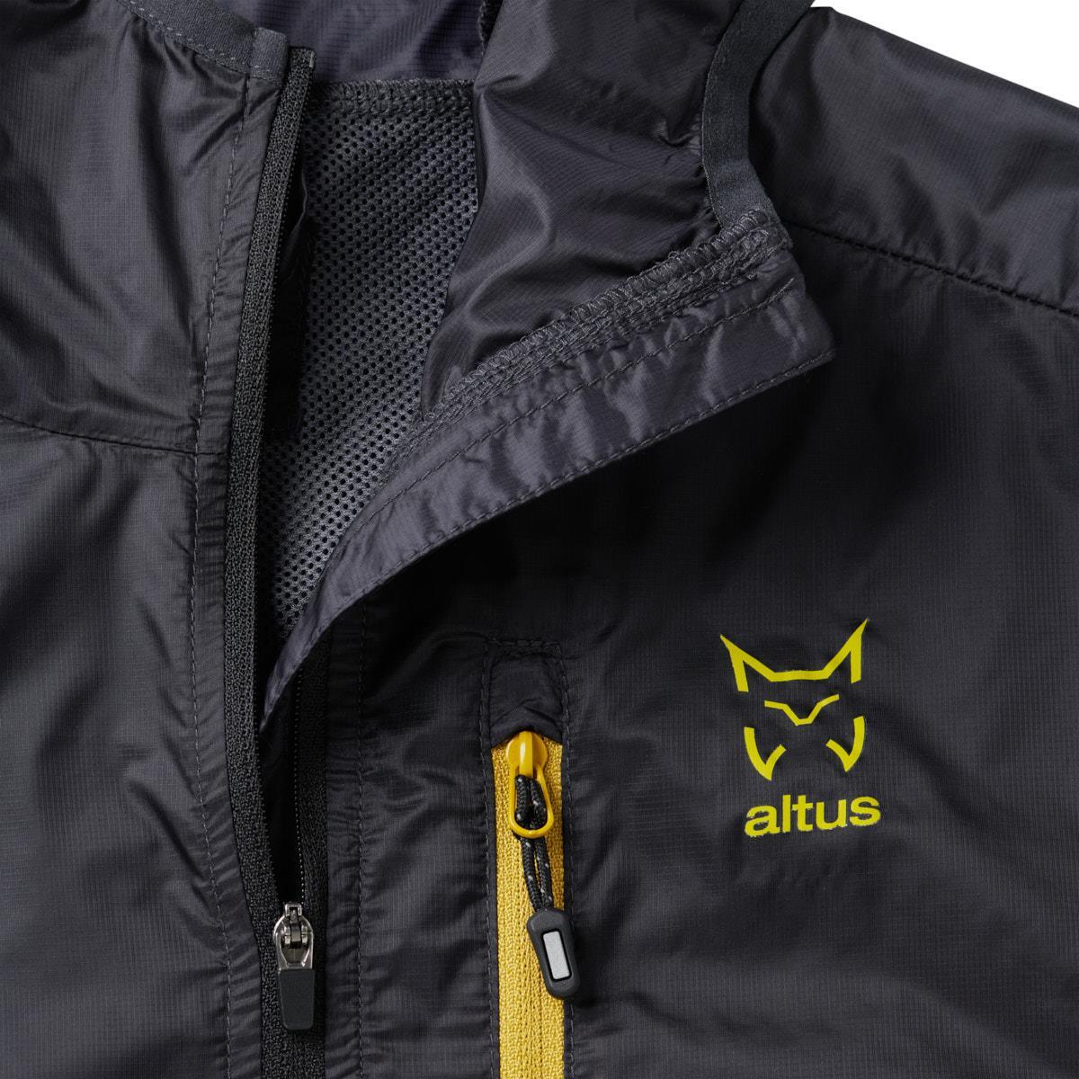 Chaqueta Senderismo en la naturaleza Hombre ALTUS  RORAIMA BLACK cortavientos 3/5