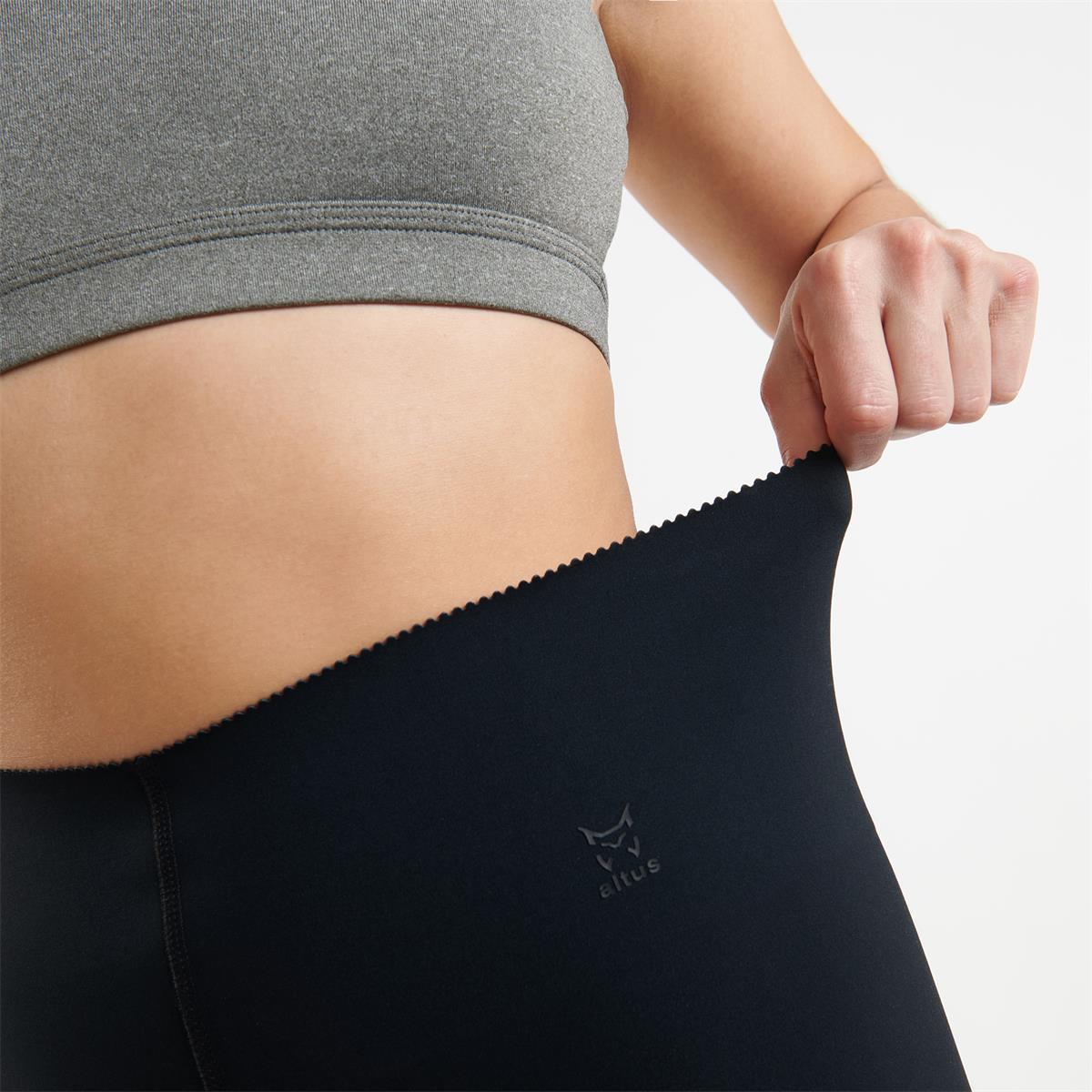 Mallas leggings Trekking Adulto ALTUS EMPIRE BLACK largo tobillero 6/7