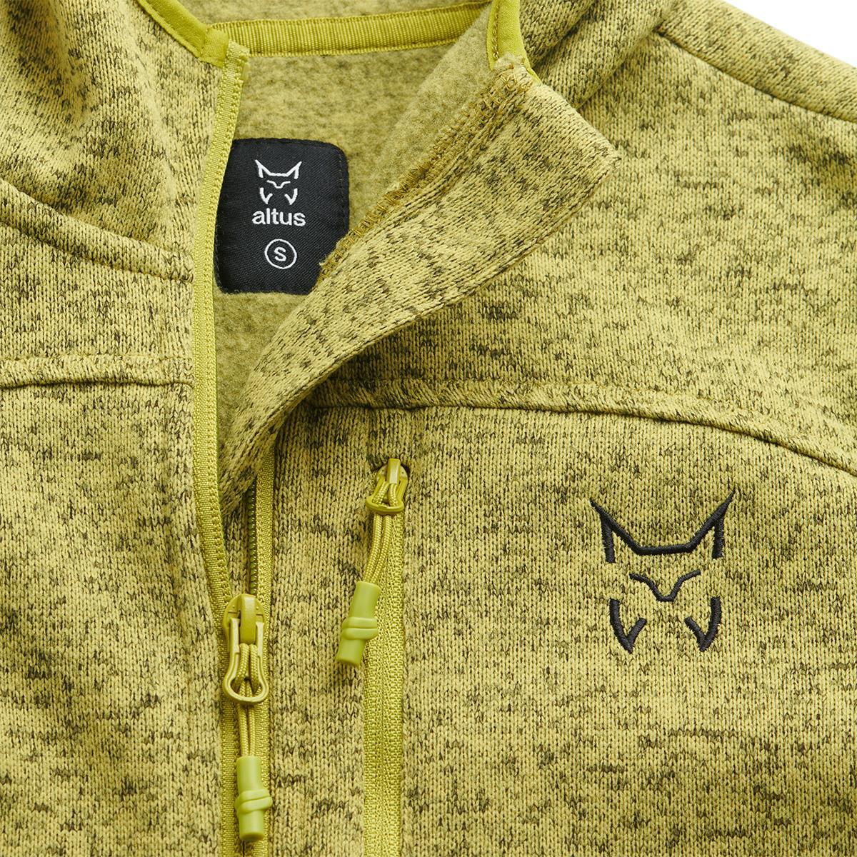Chaqueta Trekking de montaña Mujer ALTUS SENECA W  I30 LIGHT YELLOW 3/4