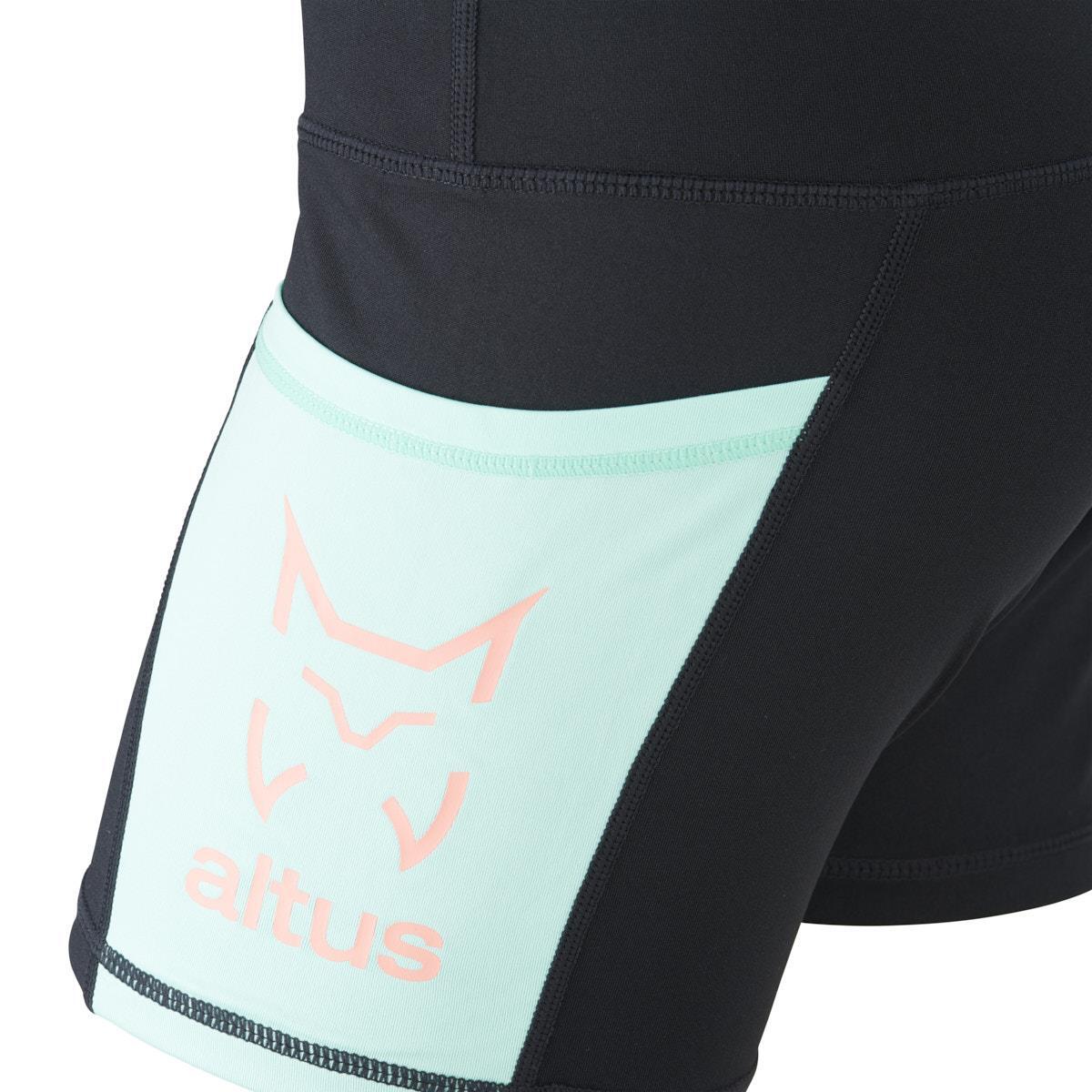 leggings mountain trekking WOMEN'S ALTUS KELL BLACK 3/4