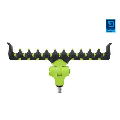 Suport reglabil lansetă Delphin SIXTO REAXE Flexi, latime 215 mm, verde/negru