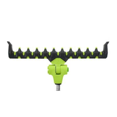 Suport reglabil lansetă Delphin SIXTO REAXE Flexi, latime 215 mm, verde/negru