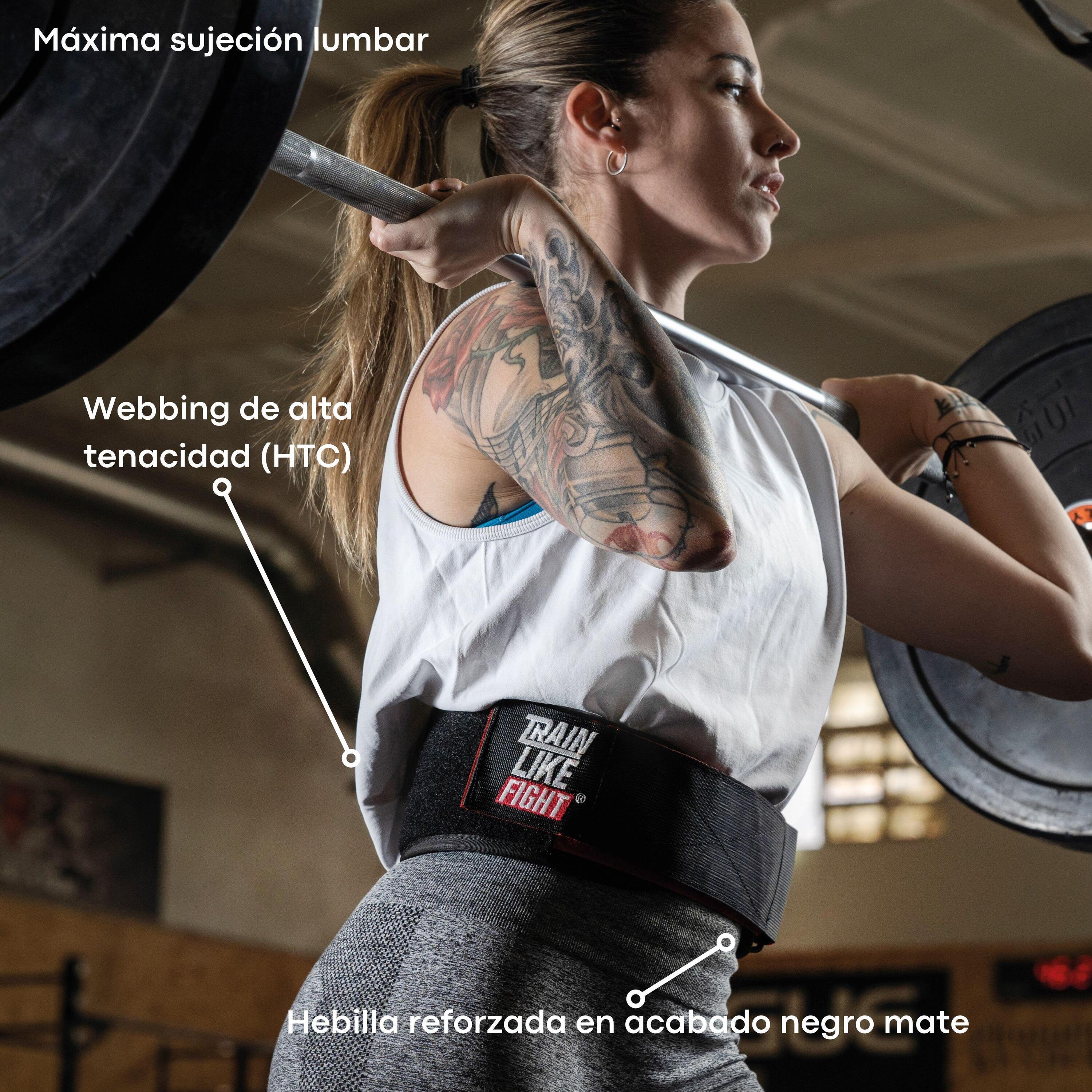 CINTURÓN LUMBAR HALTEROFILIA SKINFACE 2/5
