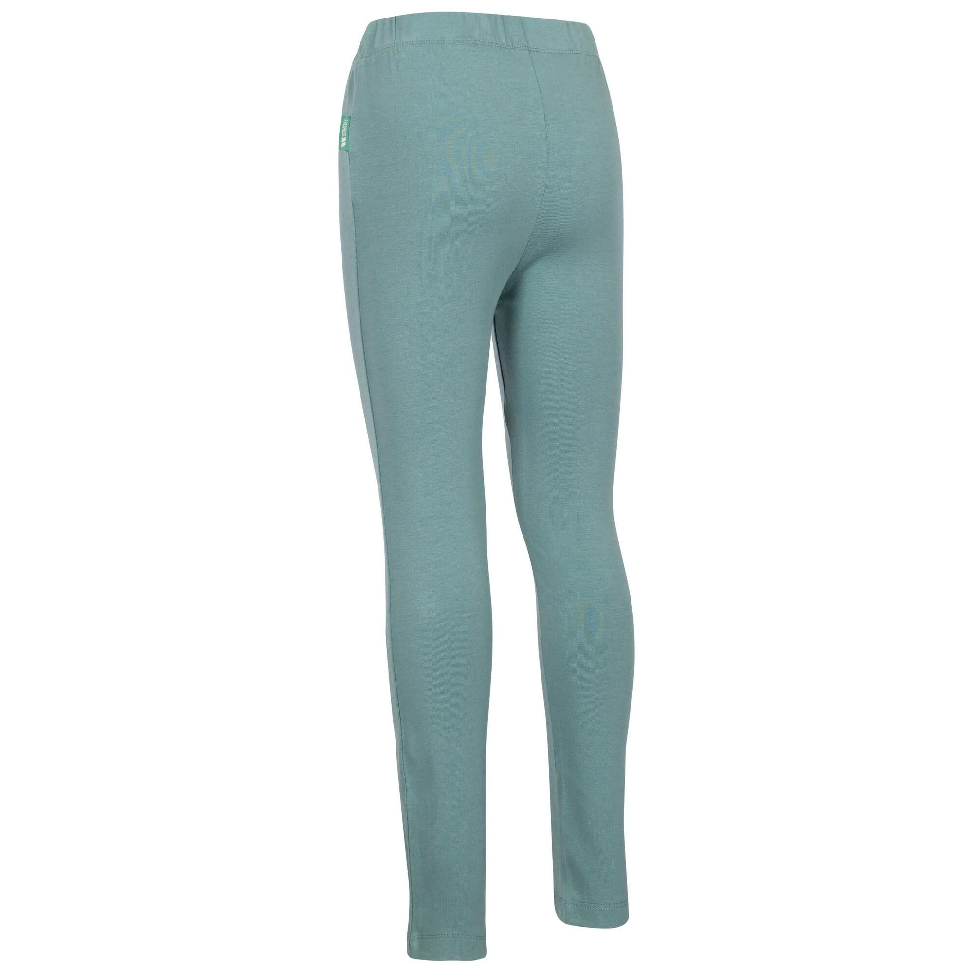 Leggings da bambina MARCH (verde pallido)