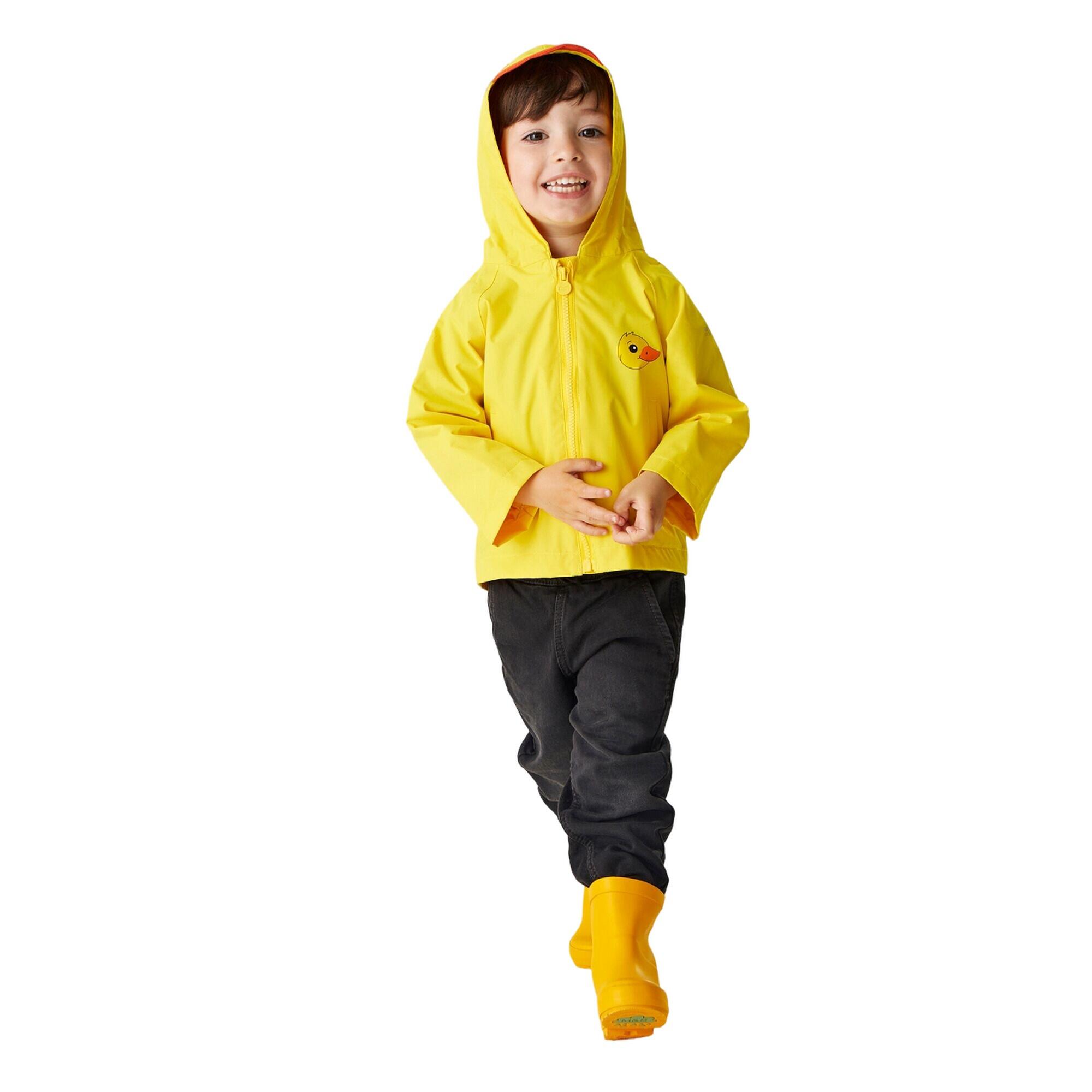 Veste Imperméable PEBBLES THE DUCK Enfant (Jaune Vif) 4/5