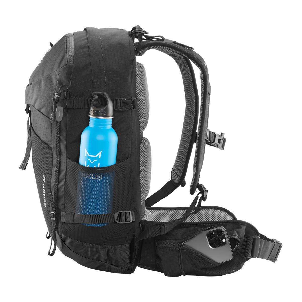 Mochila Senderismo en montaña Adulto DENON 32 J30 BLACK  técnica 5/5