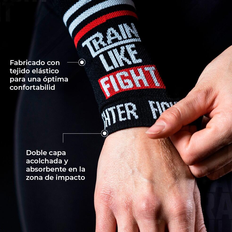 Pulseiras técnicas Air Band Trainlikefight Preto 4/4