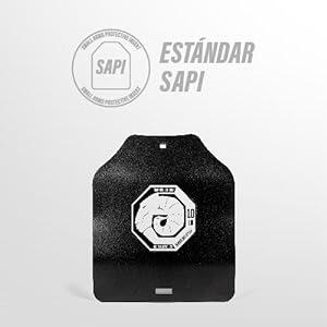 Placas de Lastre Cross Training Triple Curva 7+7 Trainlikefight Negras 3/4